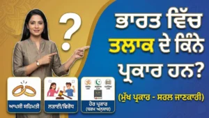 Read more about the article ਭਾਰਤ ਵਿੱਚ ਤਲਾਕ ਦੇ ਕਿੰਨੇ ਪ੍ਰਕਾਰ ਹਨ?
