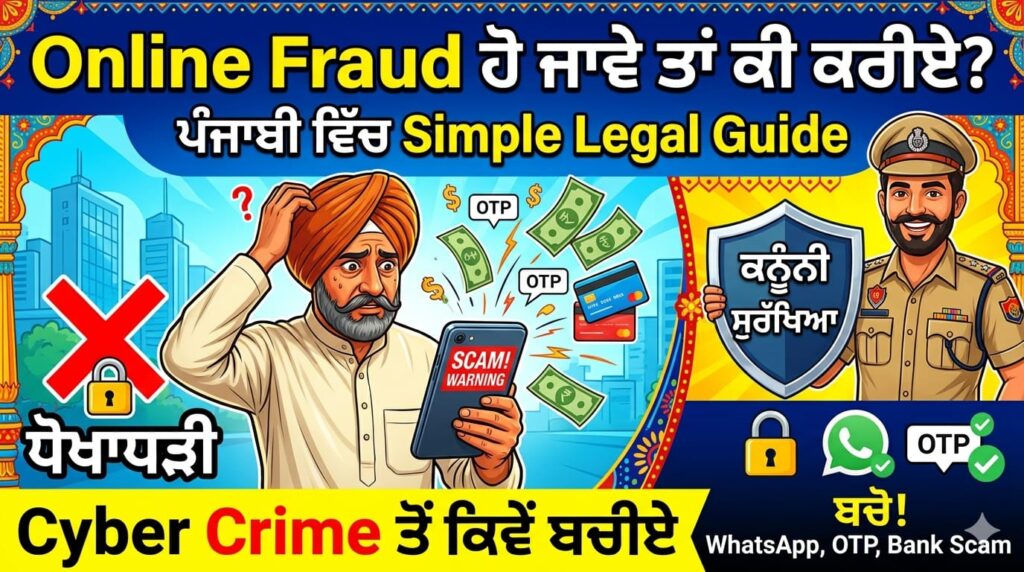 ਜੇ ਇੰਟਰਨੈੱਟ ਰਾਹੀਂ ਠੱਗੀ ਹੋ ਜਾਵੇ ਤਾਂ ਕੀ ਕਰੀਏ?(What should you do if online fraud happens?)