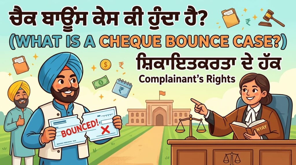 What to Do After Cheque Bounce? (ਚੈਕ ਬਾਊਂਸ ਹੋਣ ਤੋਂ ਬਾਅਦ ਕੀ ਕਰੀਏ?)