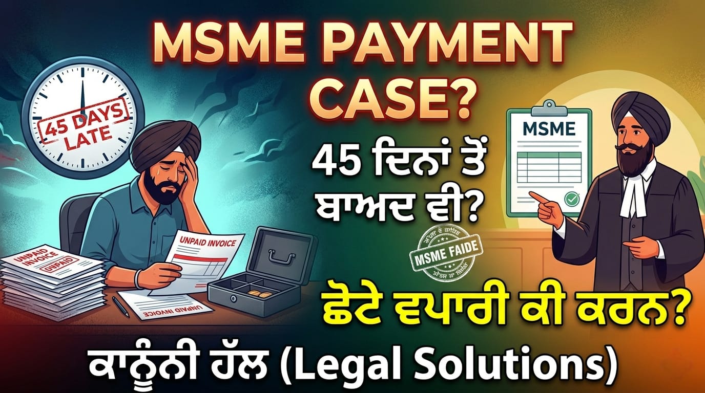 You are currently viewing MSME payment case ਕੌਣ file ਕਰ ਸਕਦਾ ਹੈ?